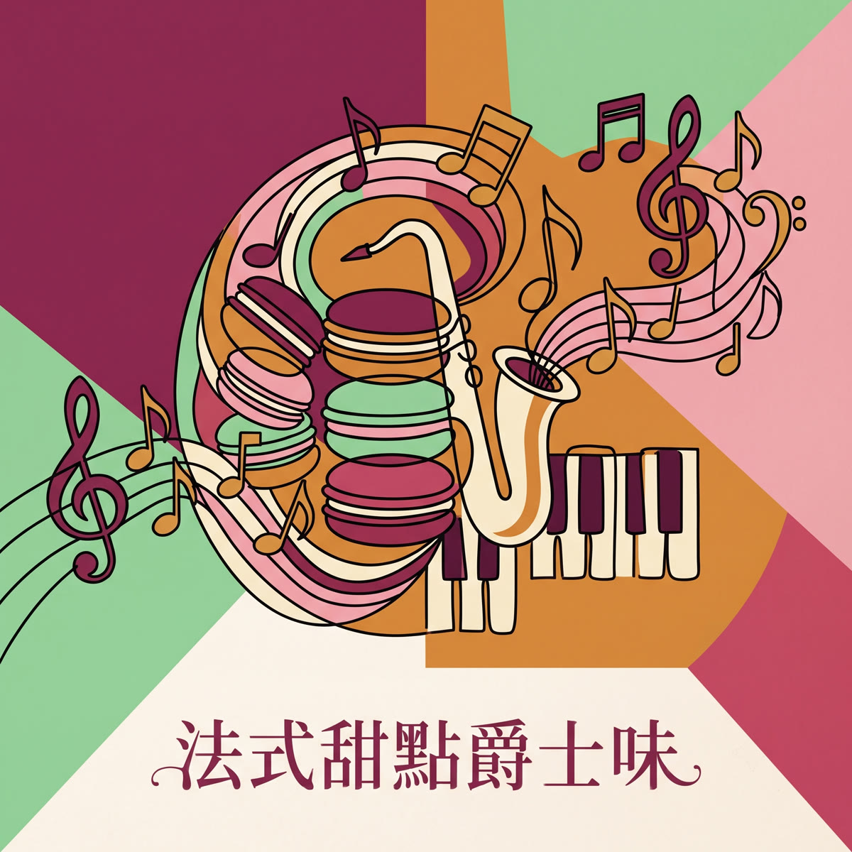 法式甜點爵士味 專輯封面