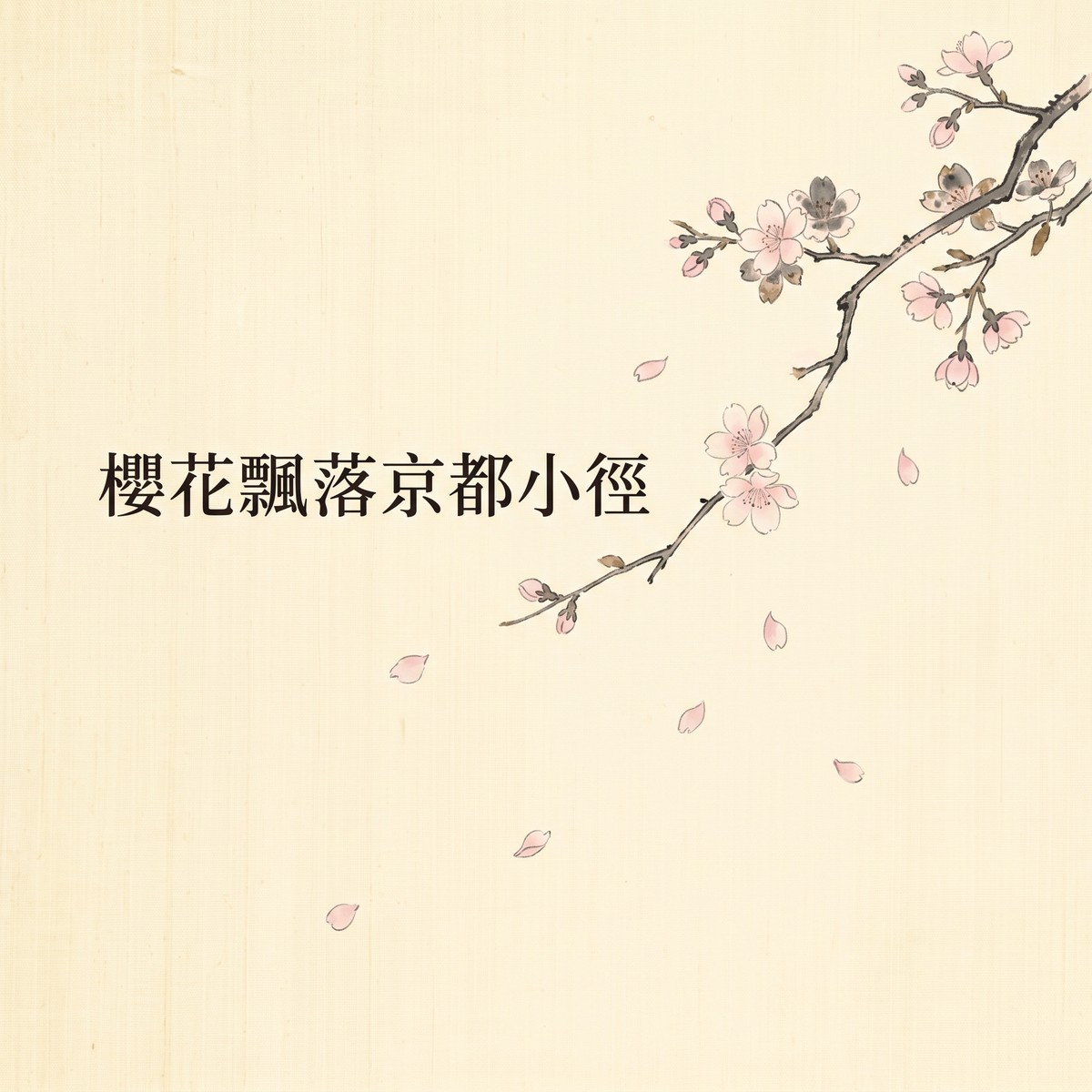 櫻花飄落京都小徑 專輯封面
