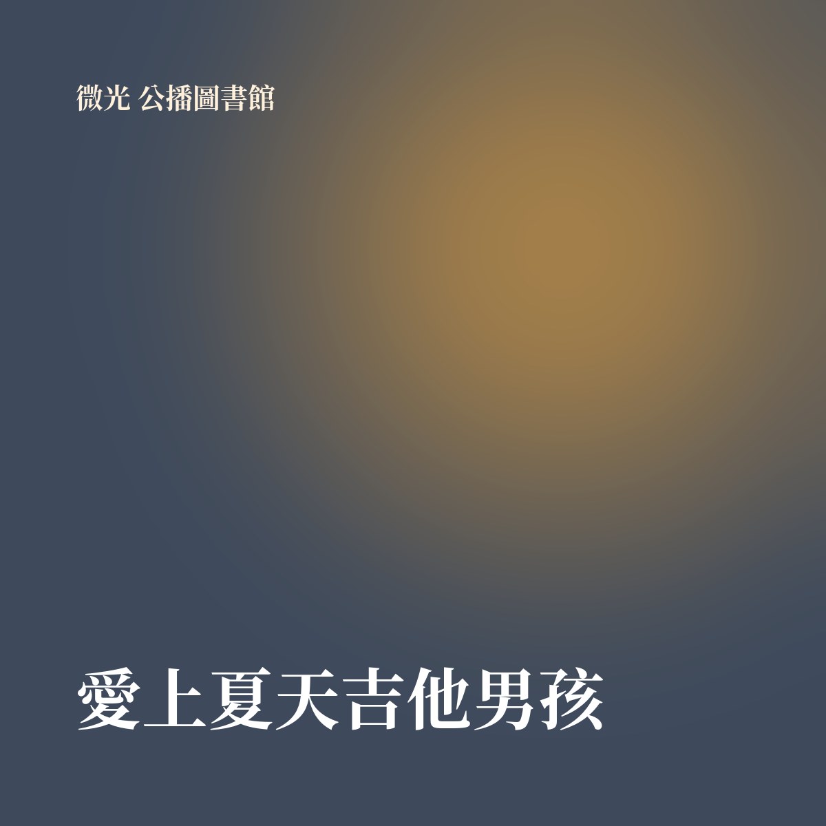 愛上夏天吉他男孩 專輯封面