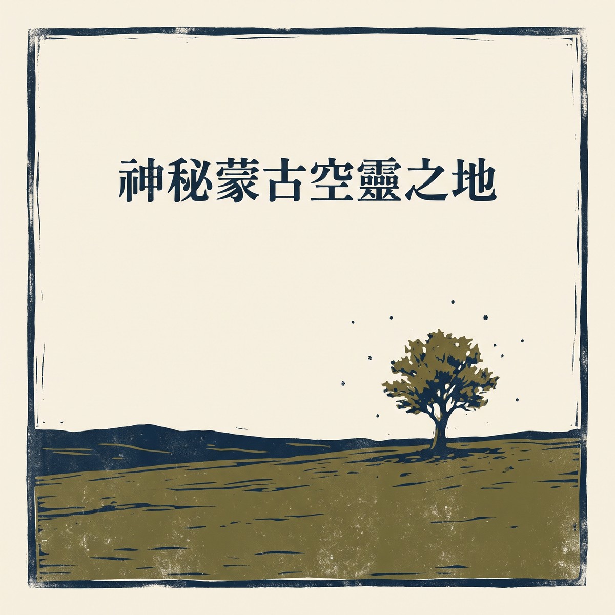 神秘蒙古空靈之地 專輯封面