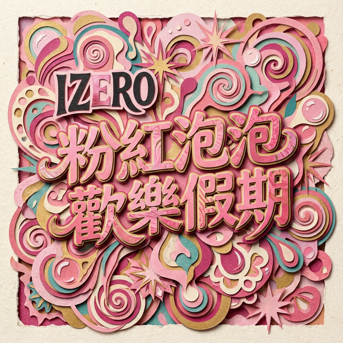 粉紅泡泡歡樂假期 專輯封面