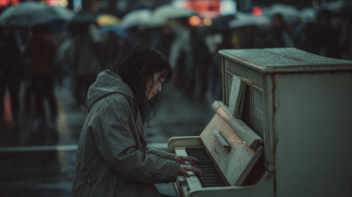 雨中的灰色鋼琴 專輯封面