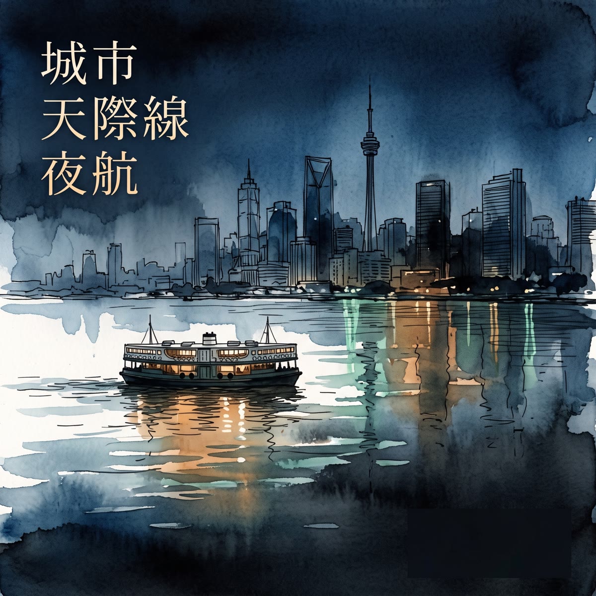 城市天際線夜航 專輯封面