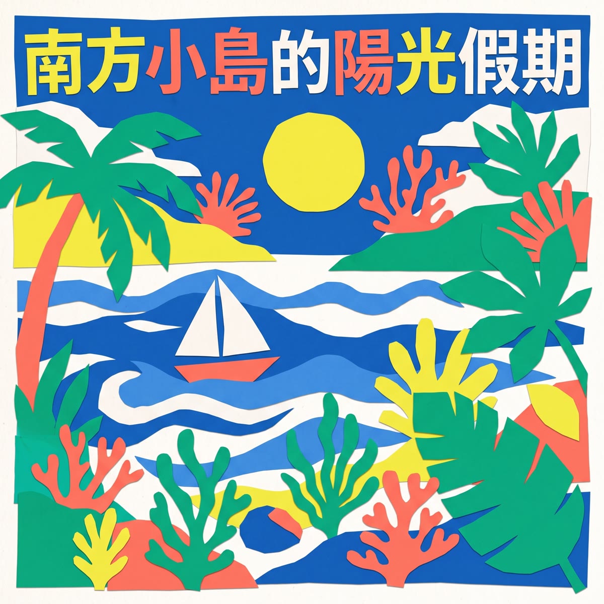 南方小島的陽光假期 專輯封面