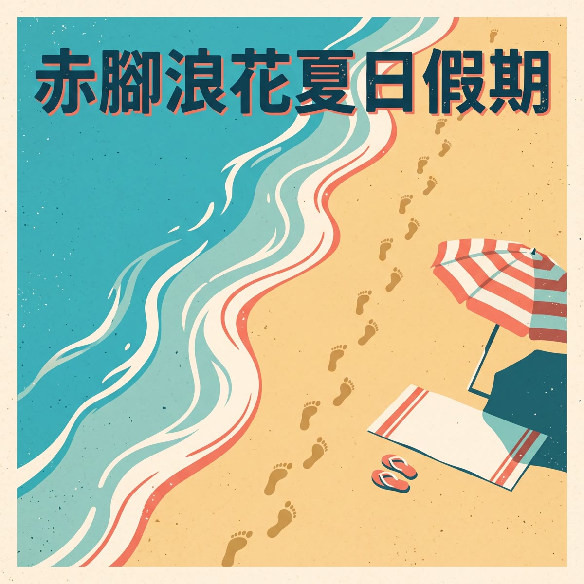 赤腳浪花夏日假期 專輯封面