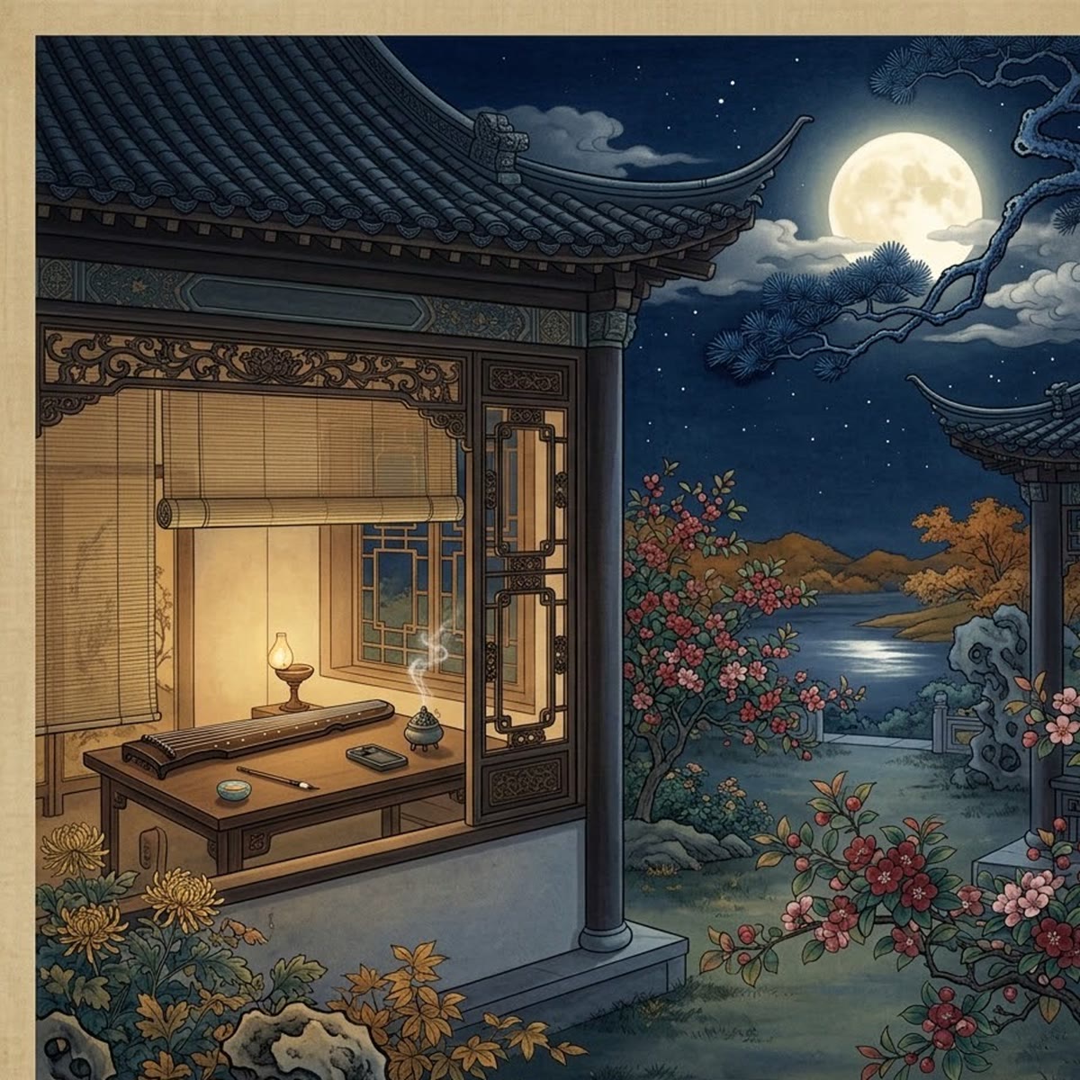 夜聞秋聲月清照 專輯封面