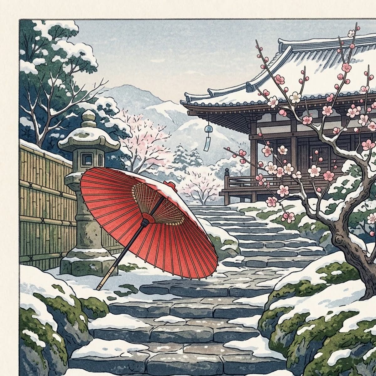 日本京都殘雪香 專輯封面